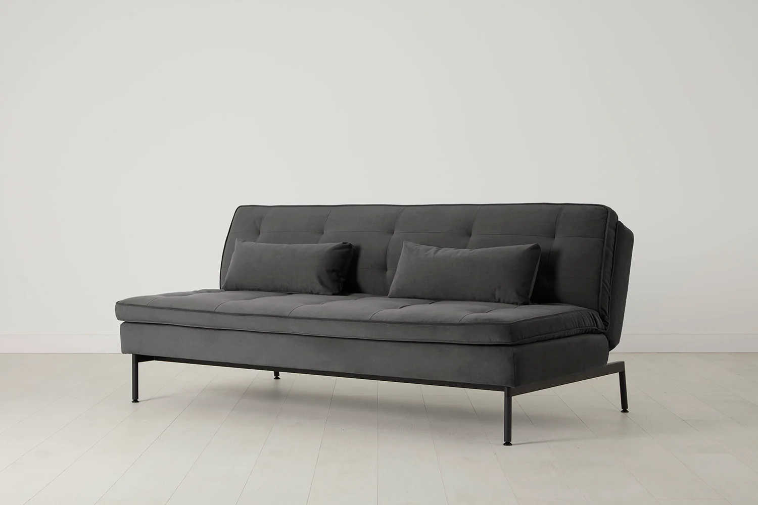 Model 11 Sofa Bed 3 Seater, Charcoal - Image 3