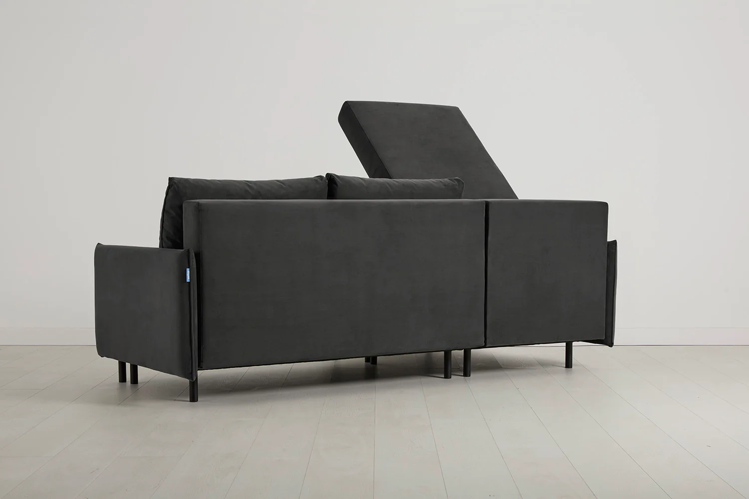 Model 12 Sofa Bed with Storage 3 Seater Left Chaise, Charcoal - Image 12