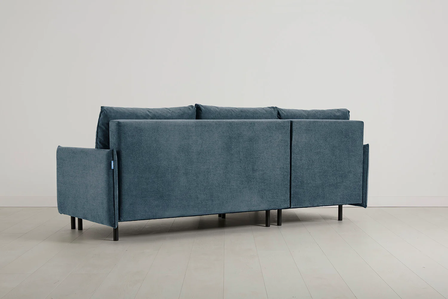 Model 12 Sofa Bed with Storage 3 Seater Left Chaise, Hydro - Image 6