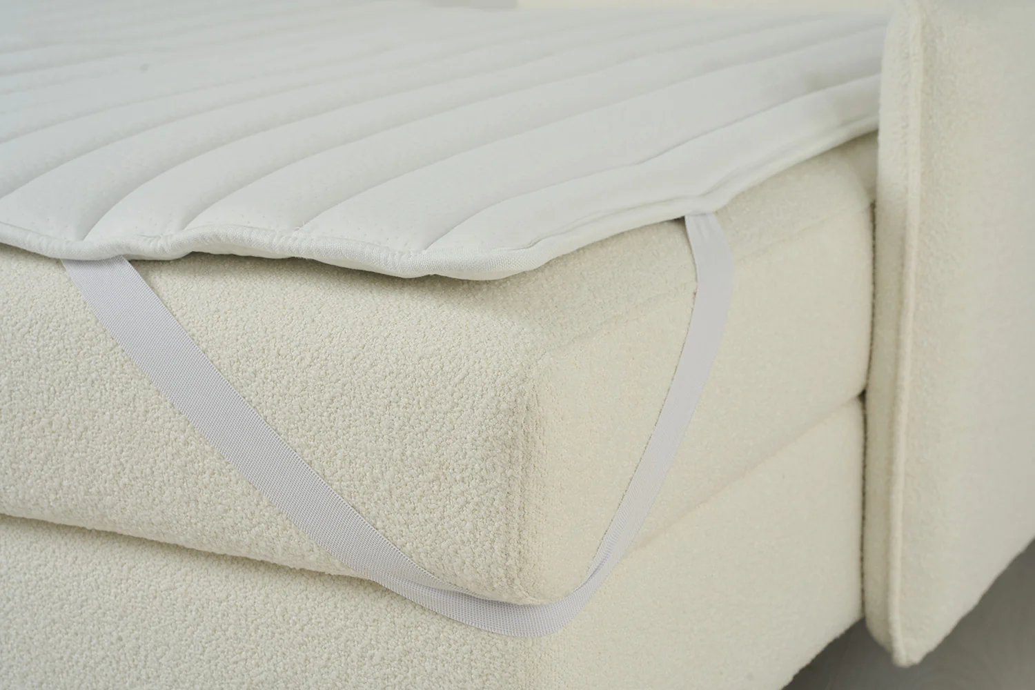 Model 12 Sofa Bed with Storage 3 Seater Left Chaise, Ivory - Image 23
