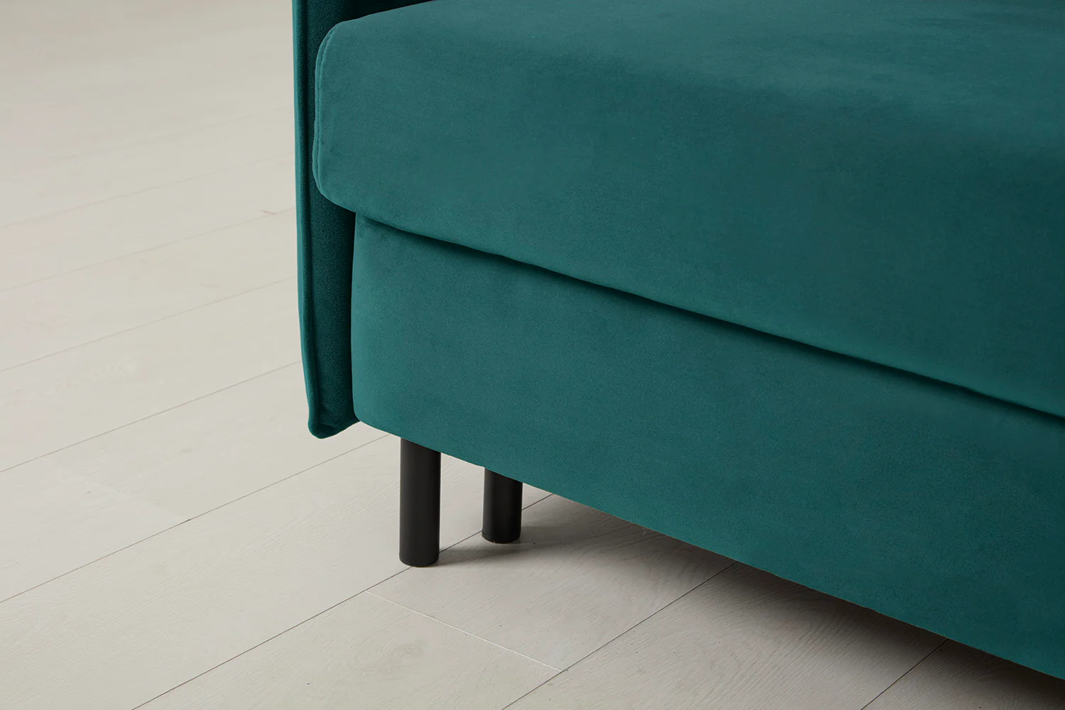 Model 12 Sofa Bed with Storage 3 Seater Left Chaise, Kingfisher - Image 20