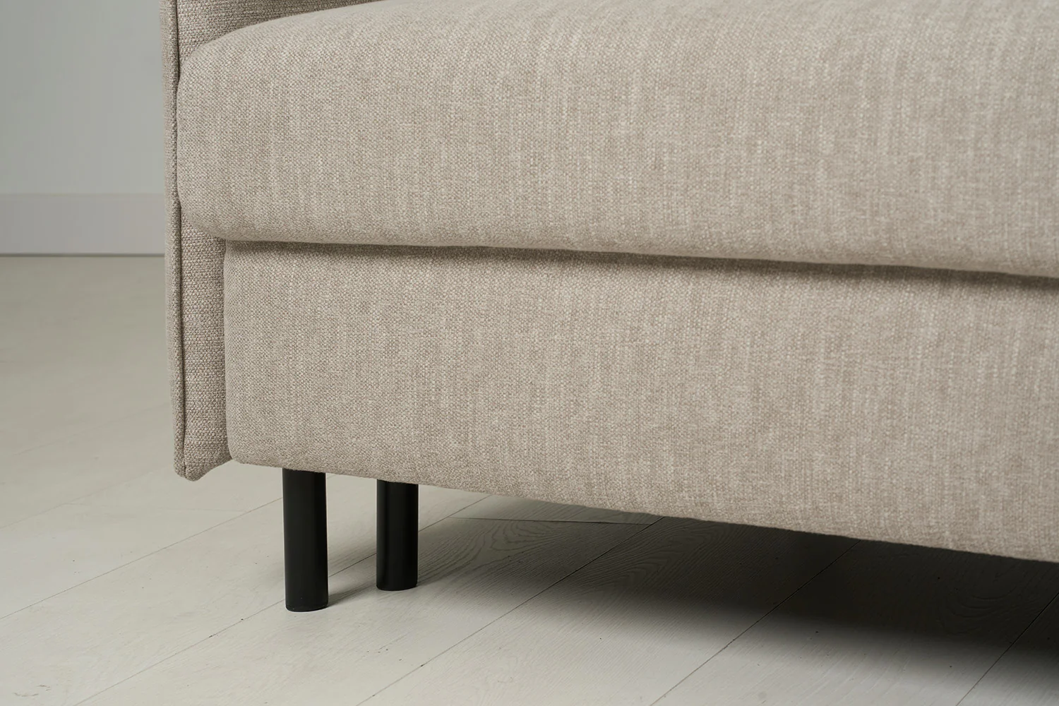Model 12 Sofa Bed with Storage 3 Seater Left Chaise, Pumice - Image 13