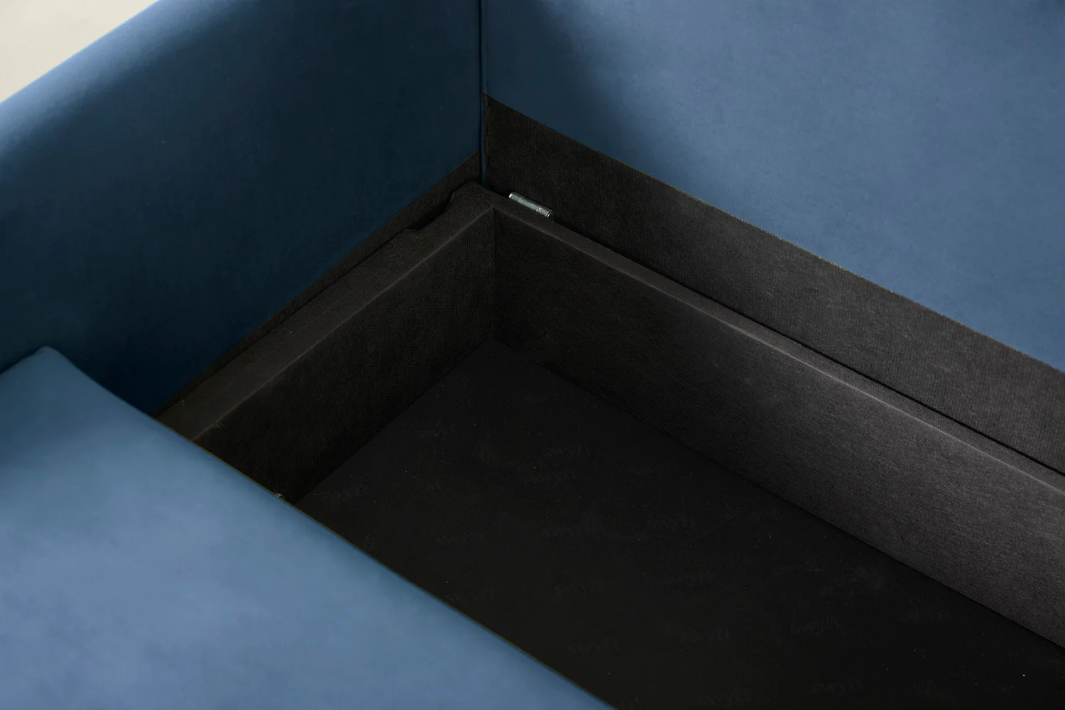 Model 12 Sofa Bed with Storage 3 Seater Left Chaise, Teal - Image 15