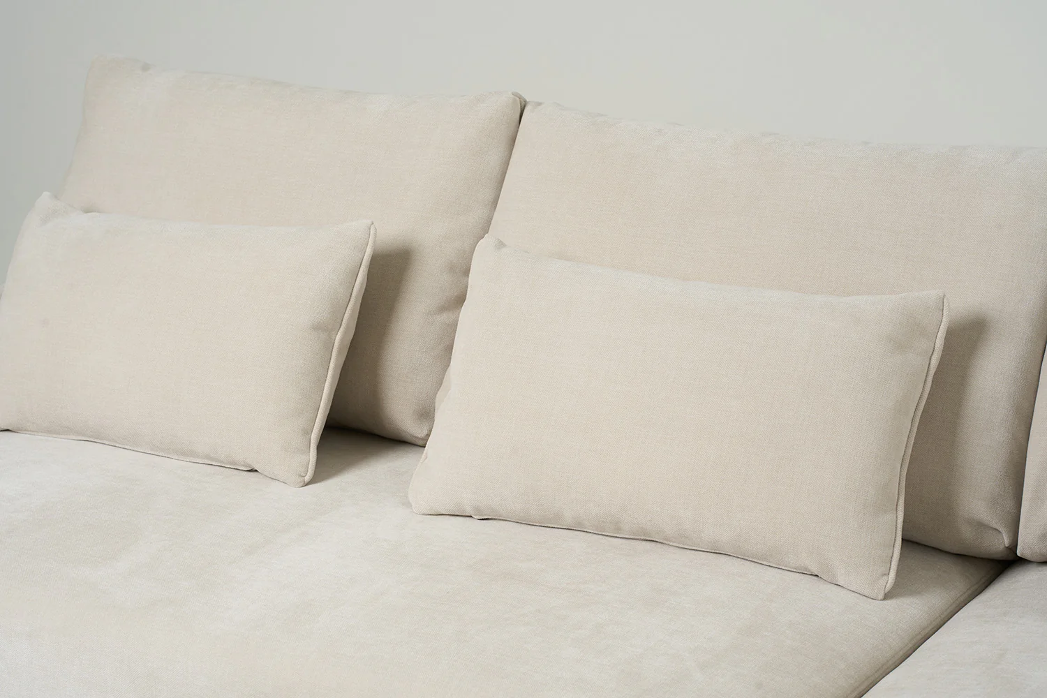 Model 12 Sofa Bed with Storage 3 Seater Right Chaise, Chalk - Image 16