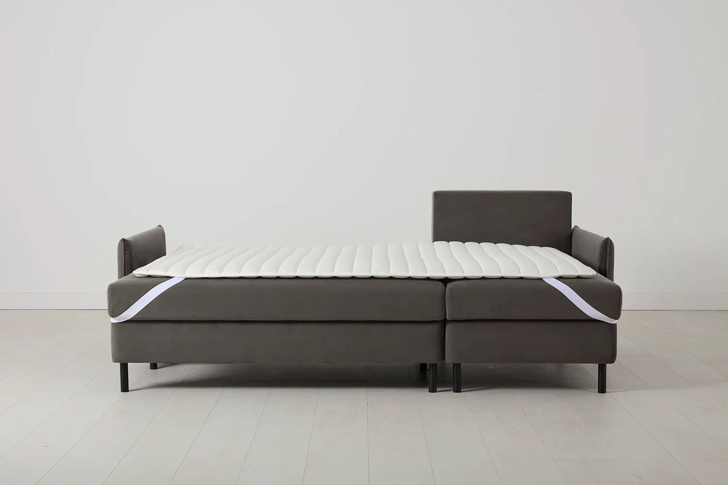 Model 12 Sofa Bed with Storage 3 Seater Right Chaise, Elephant - Image 9