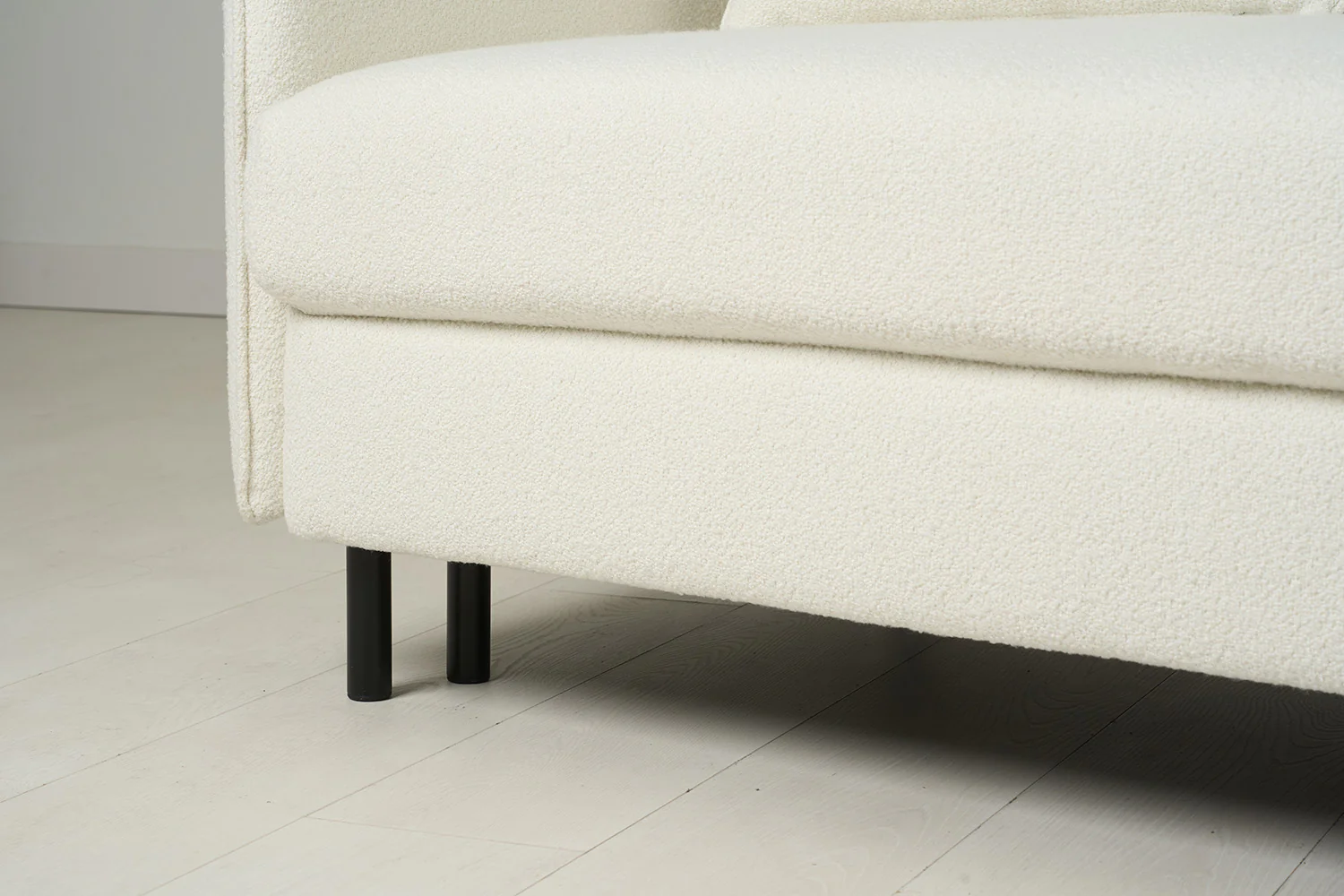 Model 12 Sofa Bed with Storage 3 Seater Right Chaise, Ivory - Image 18