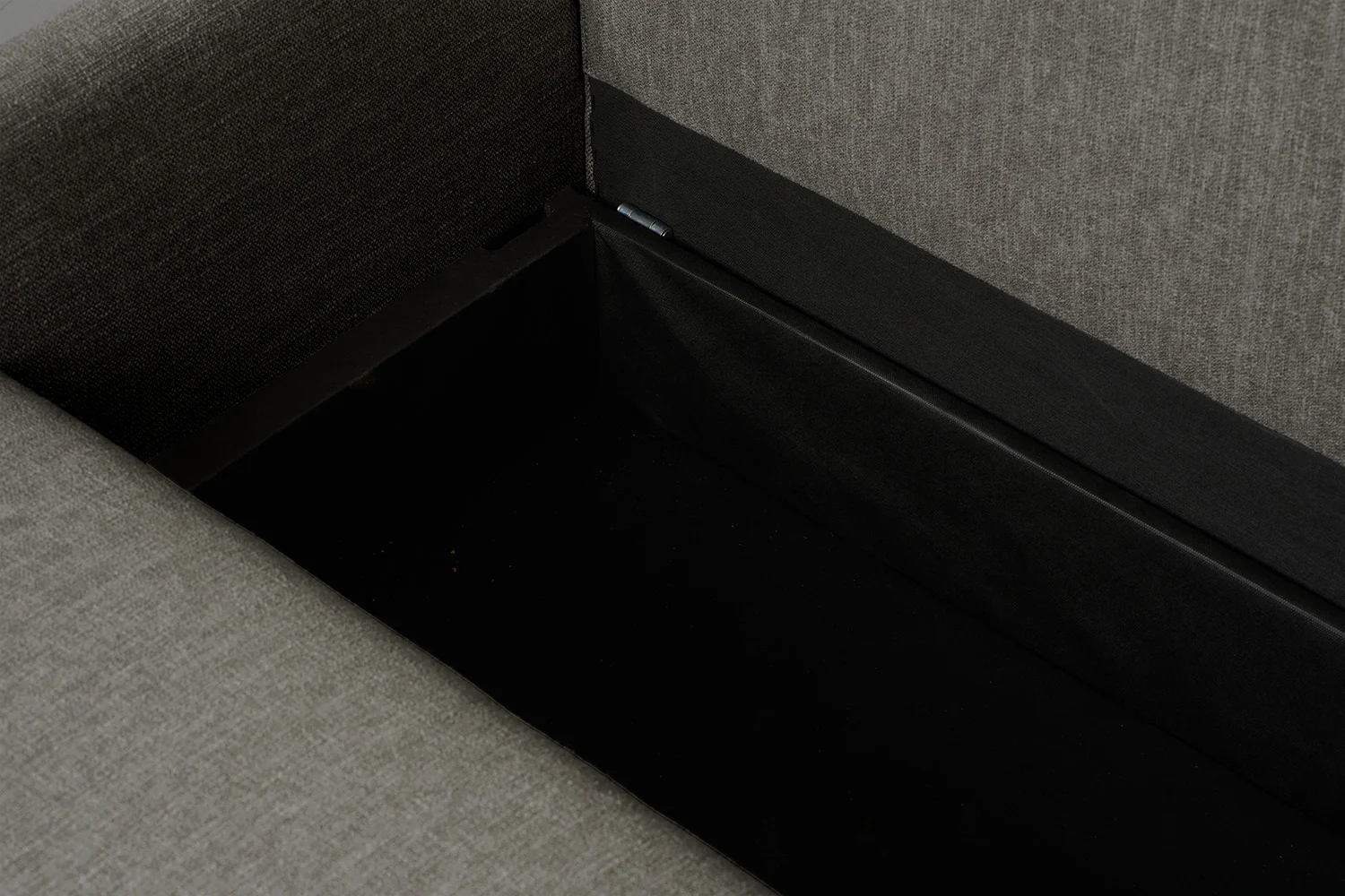 Model 12 Sofa Bed with Storage 3 Seater Right Chaise, Shadow - Image 14