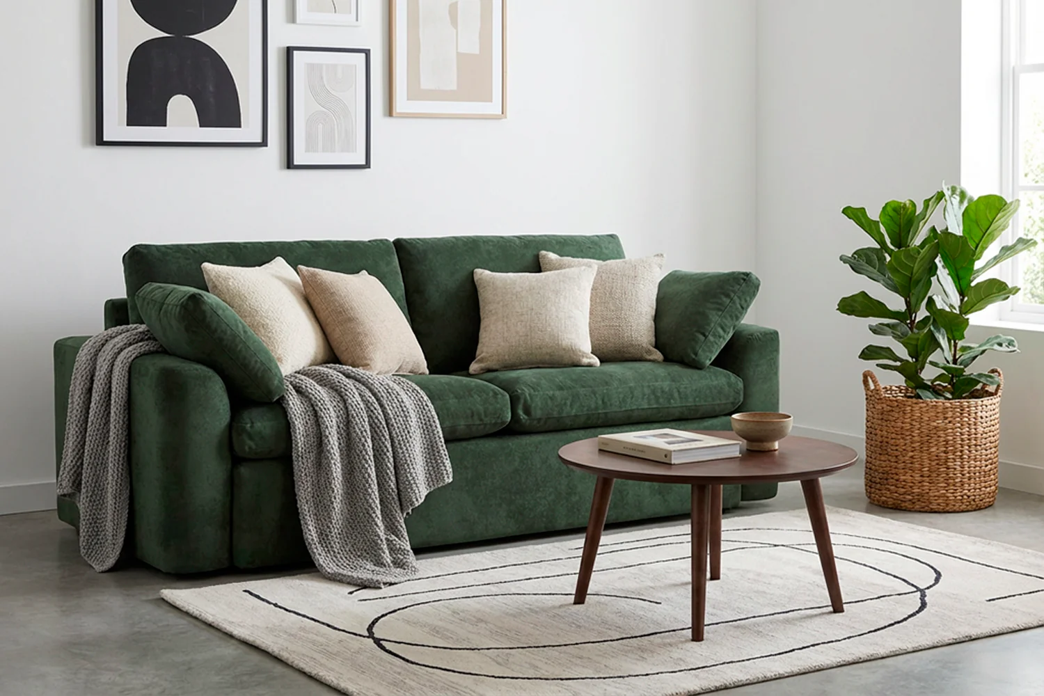 Model 13 2-Seater Sofa, Conifer - Image 2