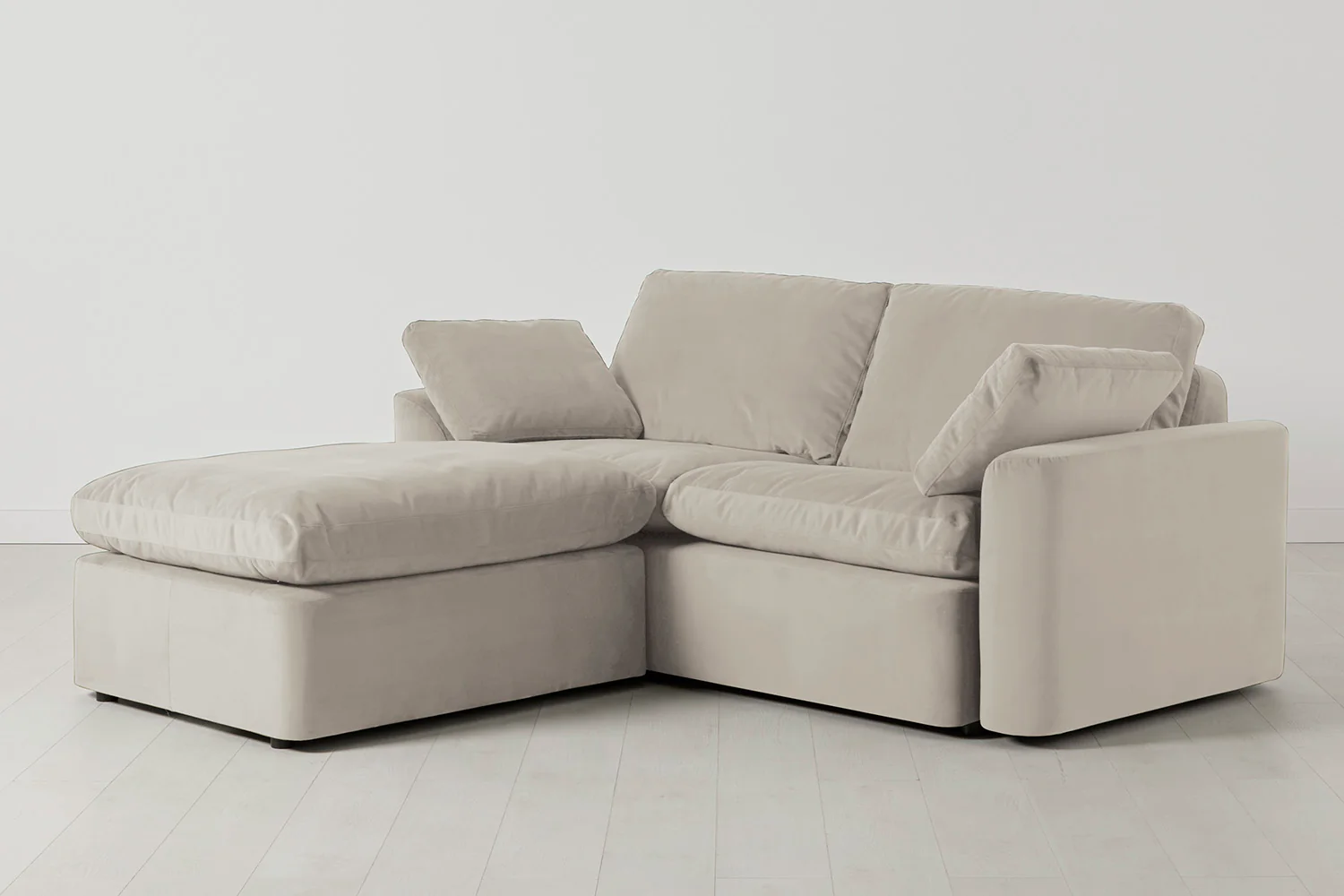 Model 13 2-Seater Left Chaise Sofa, Bone - Image 2