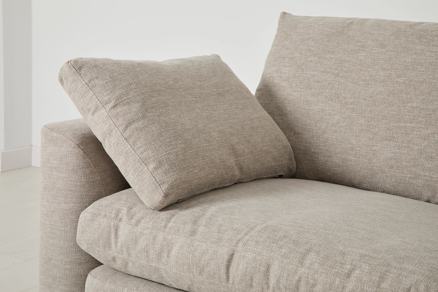 Model 13 2-Seater Left Chaise Sofa, Pumice - Image 4