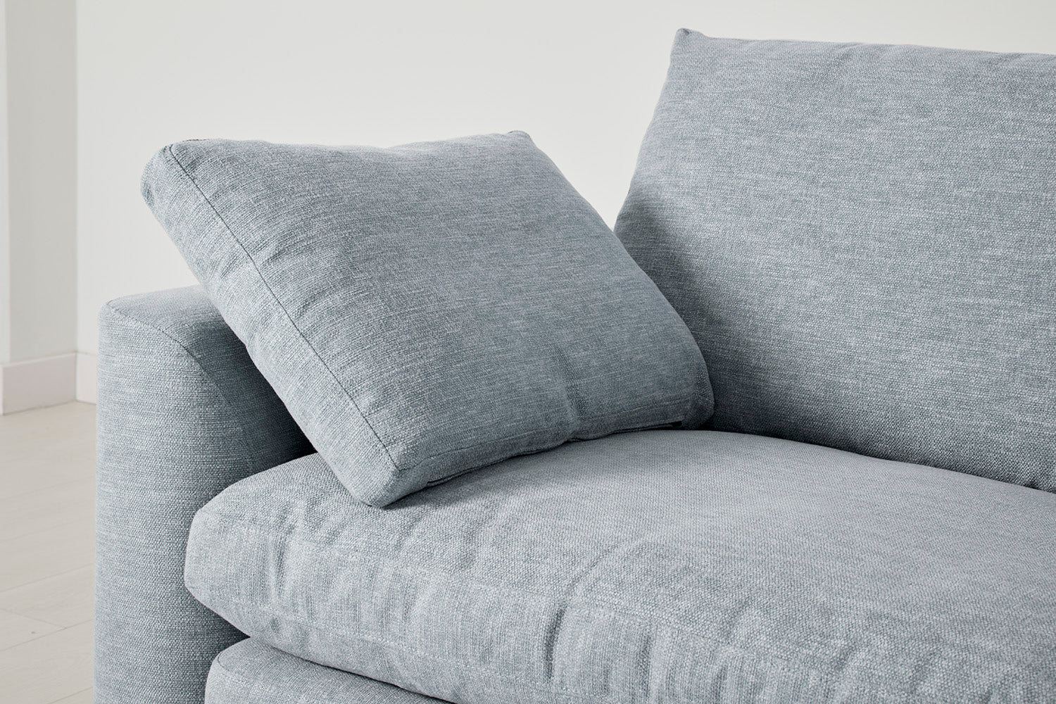 Model 13 2-Seater Left Chaise Sofa, Seaglass - Image 4
