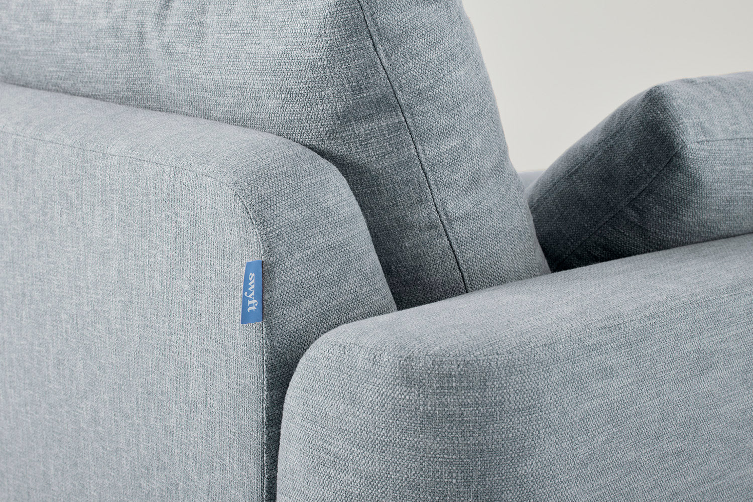 Model 13 2-Seater Left Chaise Sofa, Seaglass - Image 5