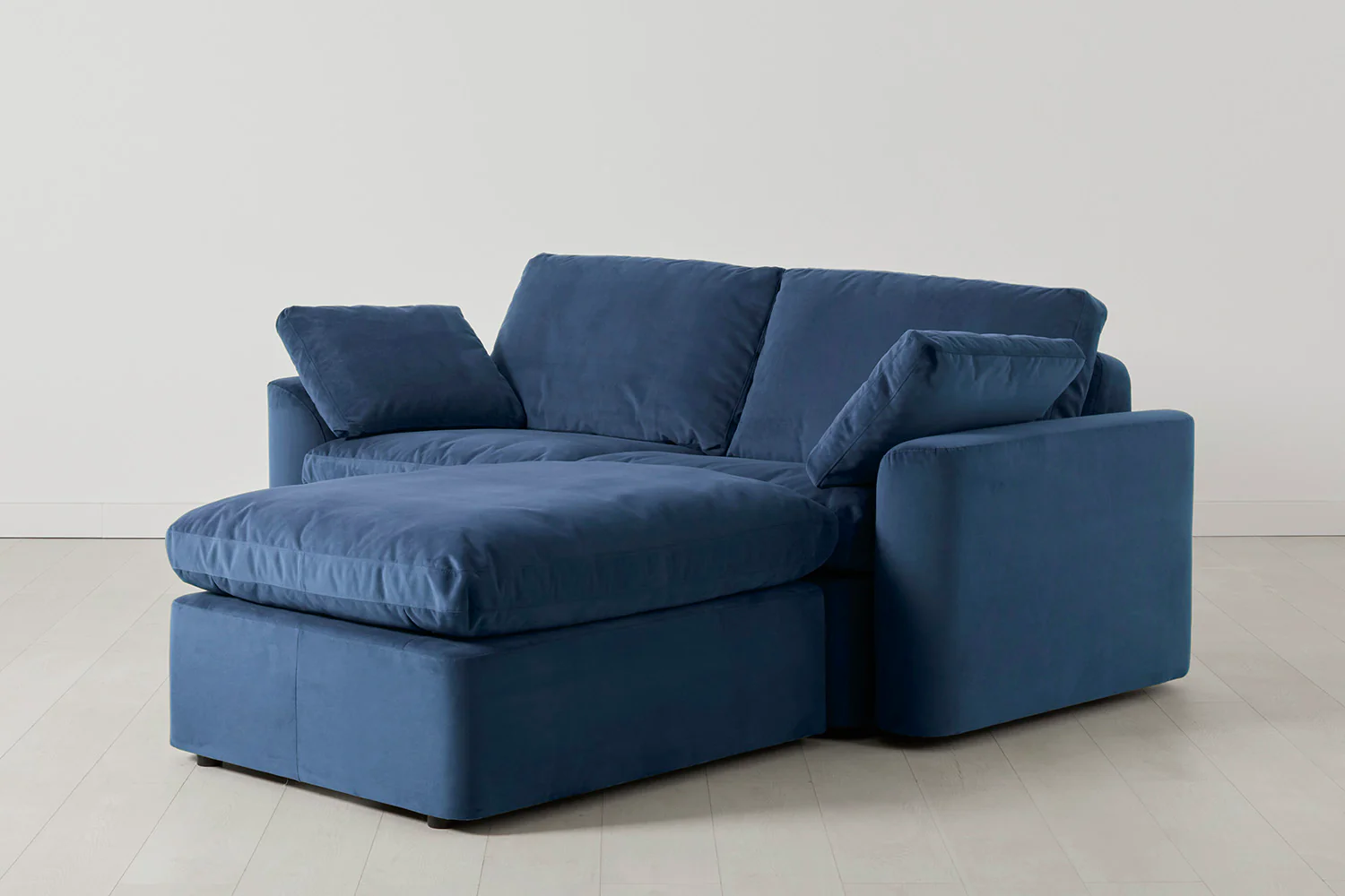 Model 13 2-Seater Right Chaise Sofa, Teal - Image 2