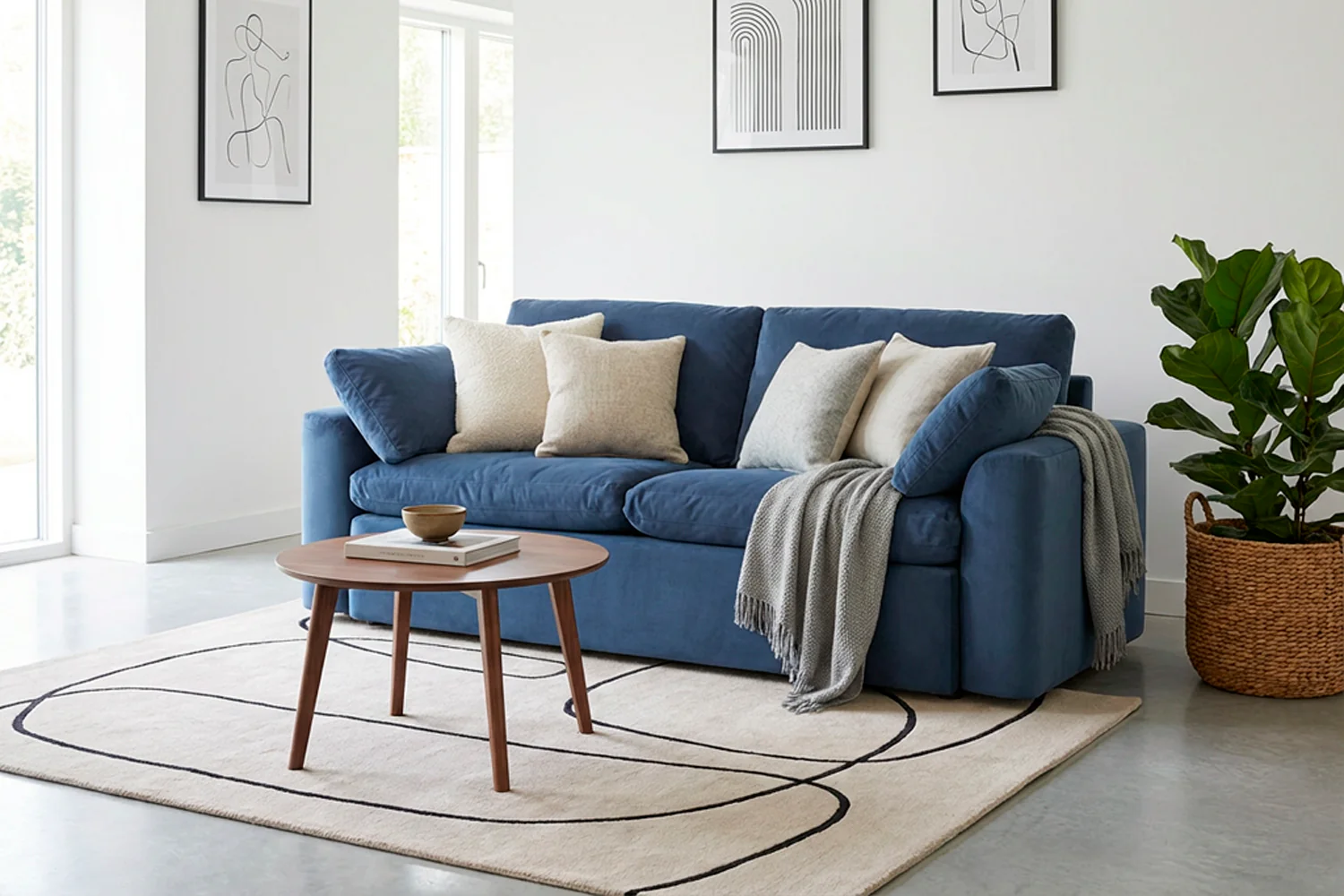 Model 13 2-Seater Sofa, Teal - Image 2