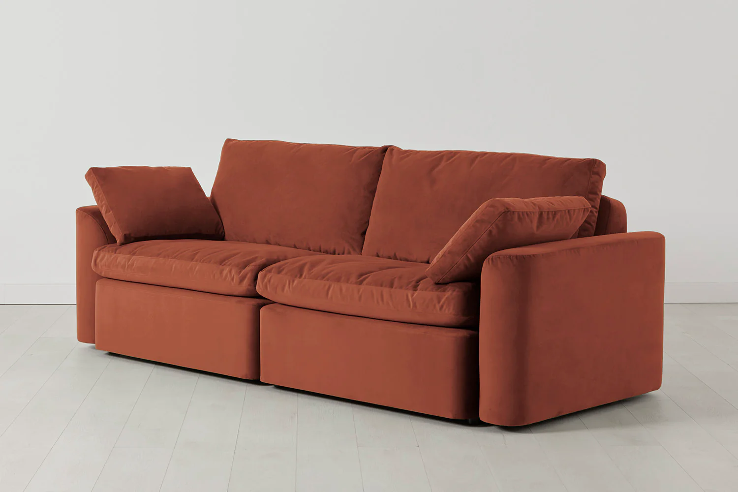 Model 13 3-Seater Sofa, Brick - Image 3