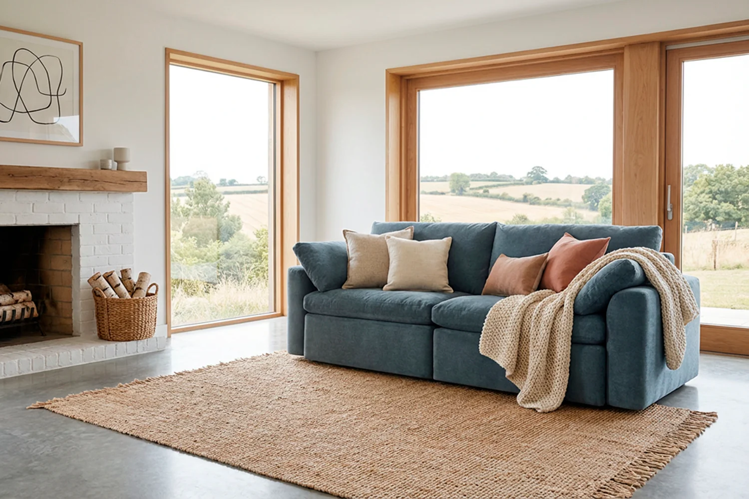 Model 13 3-Seater Sofa, Hydro - Image 2