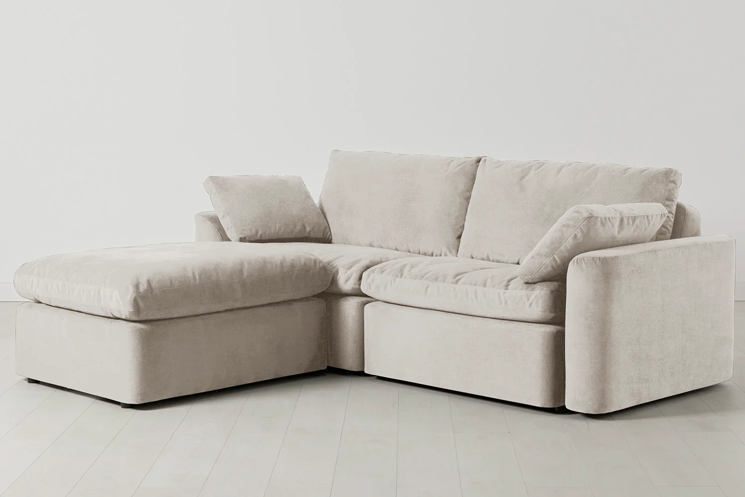Model 13 3-Seater Left Chaise Sofa, Chalk - Image 2