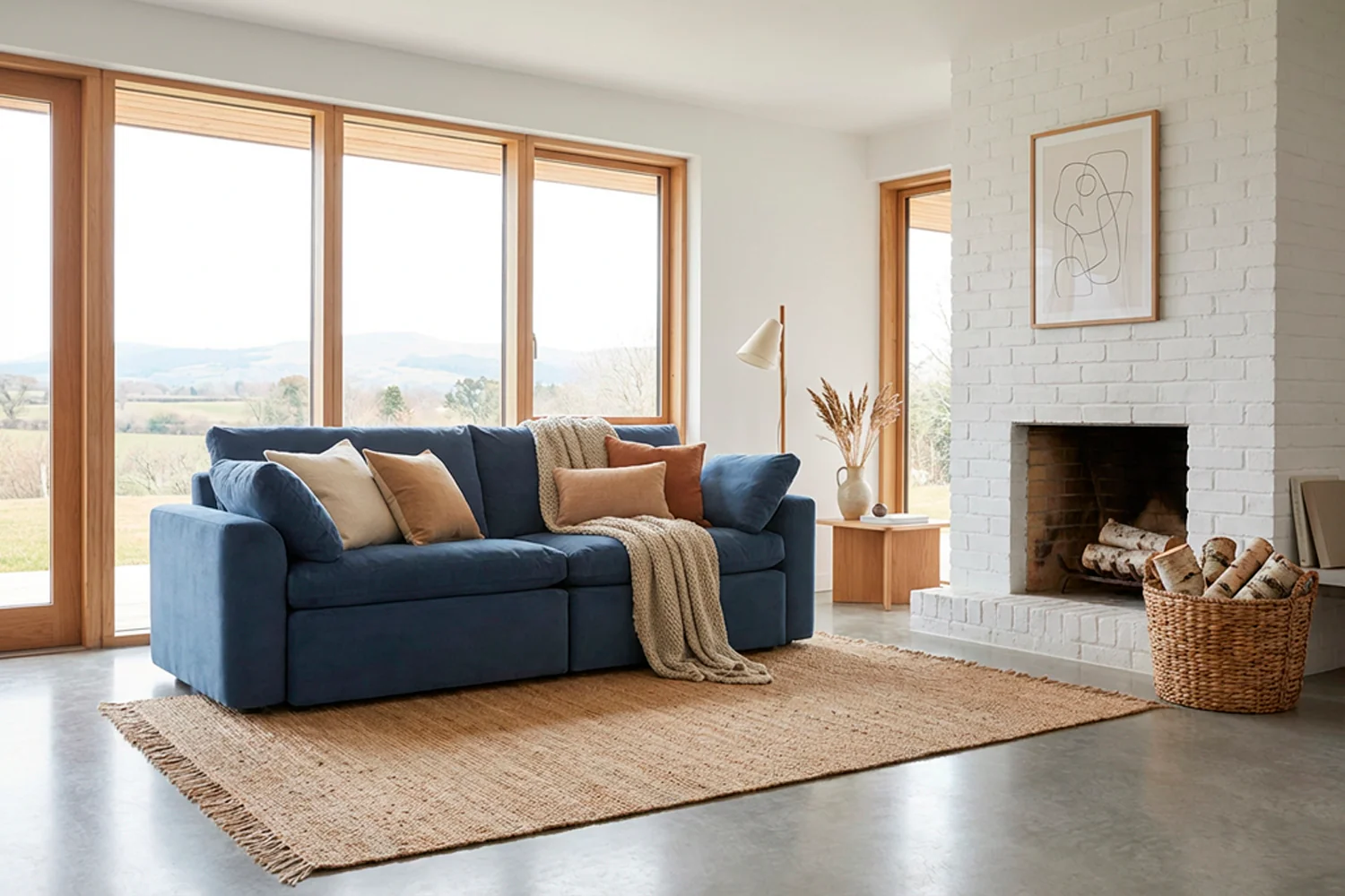Model 13 3-Seater Sofa, Teal - Image 2