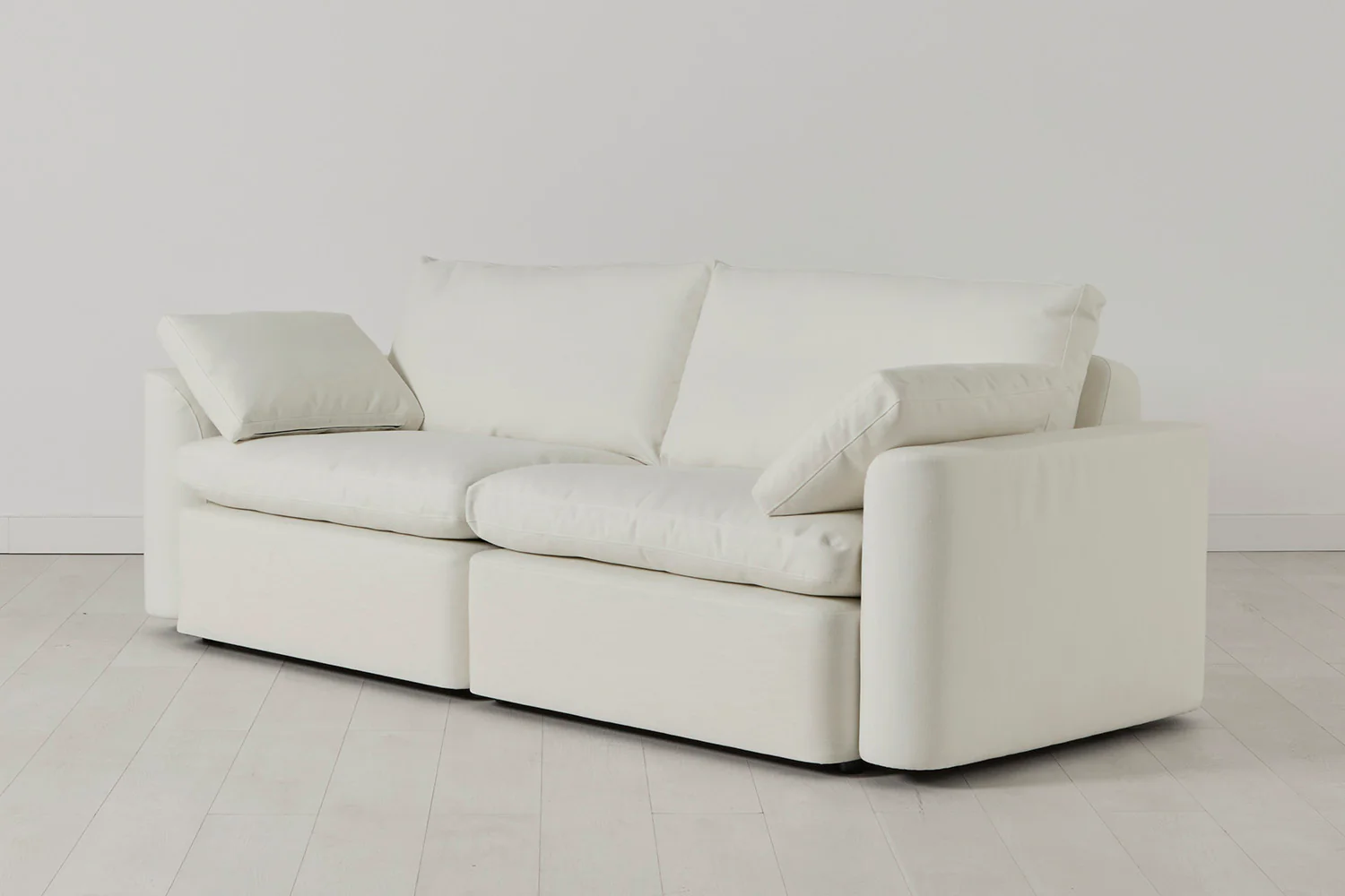 Model 13 3-Seater Sofa, White - Image 3