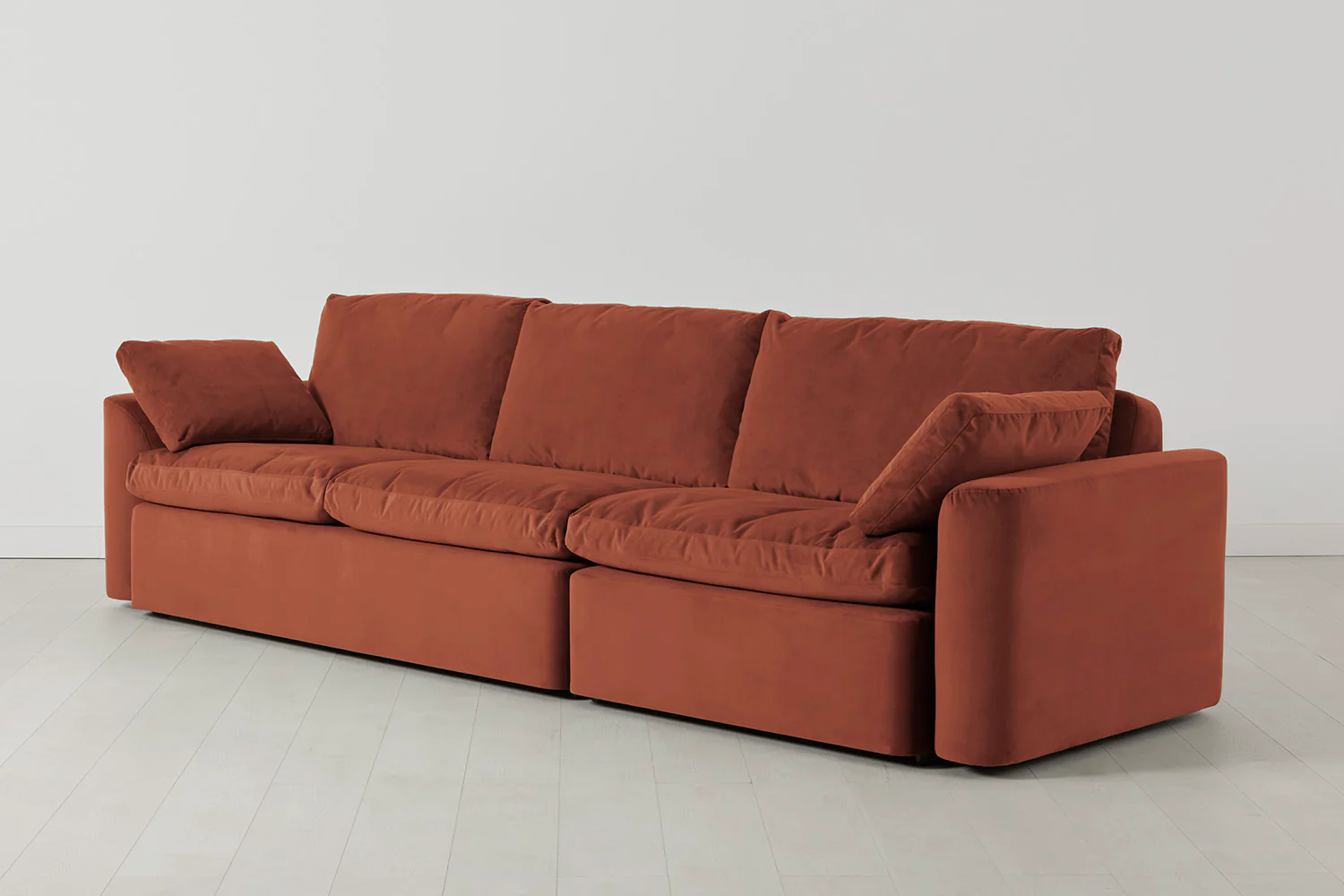 Model 13 4-Seater Sofa, Brick - Image 3