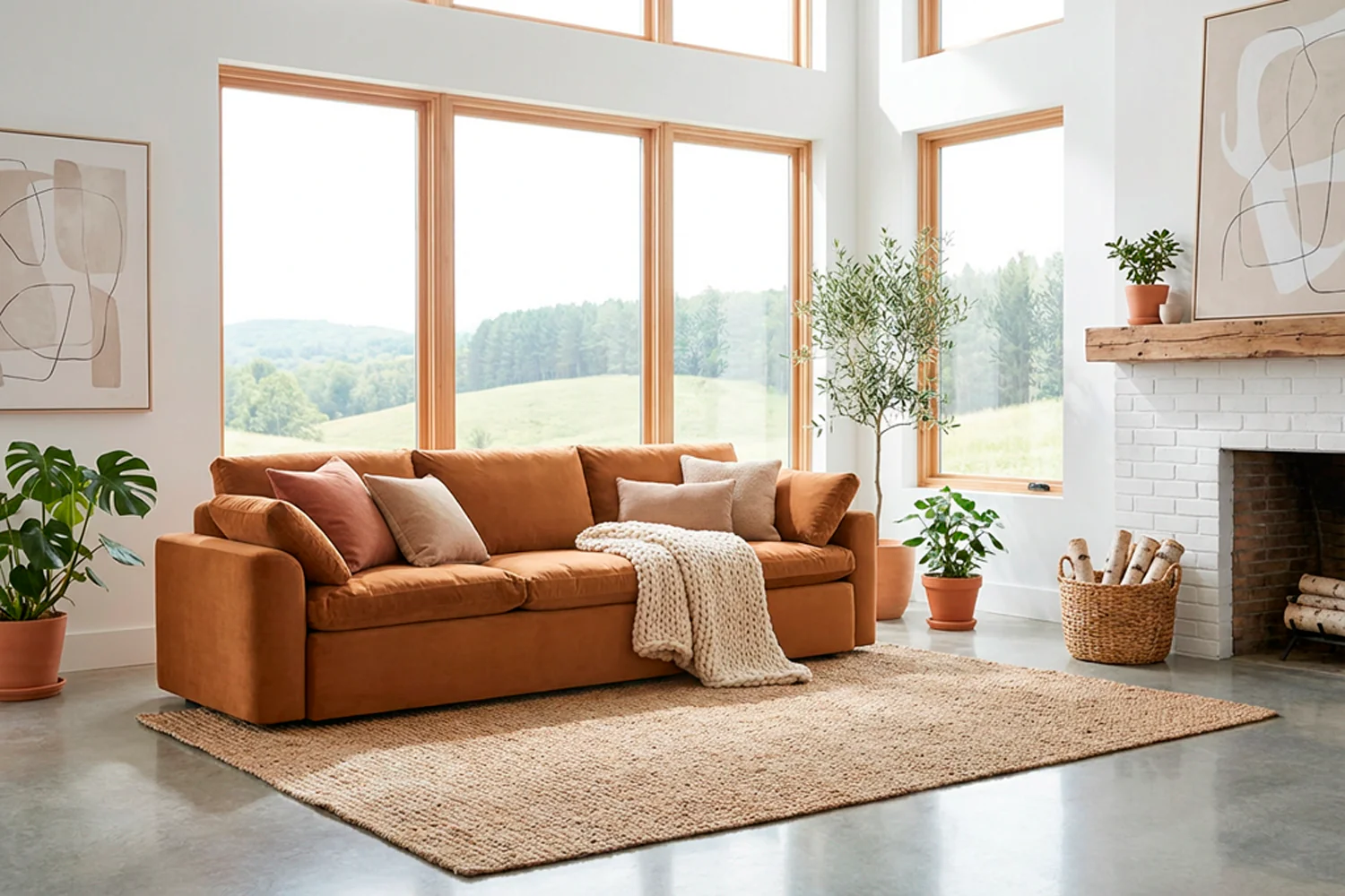 Model 13 4-Seater Sofa, Bronze - Image 2