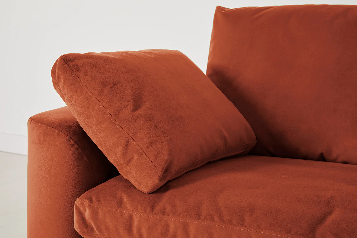 Model 13 Large Corner Sofa, Brick - Image 4