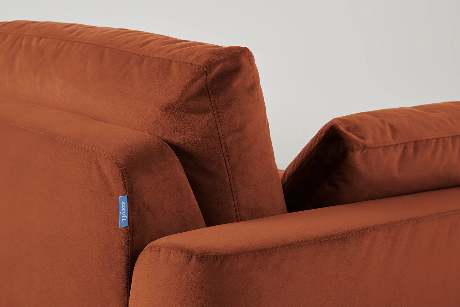 Model 13 Large Corner Sofa, Brick - Image 5