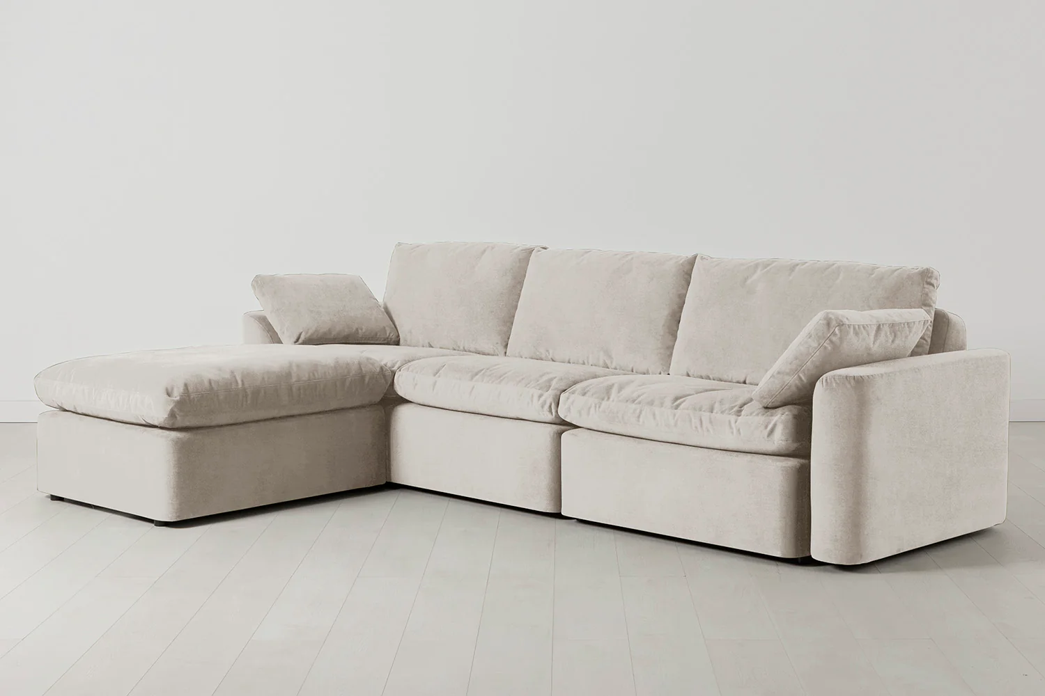 Model 13 4-Seater Left Chaise Sofa, Chalk - Image 2