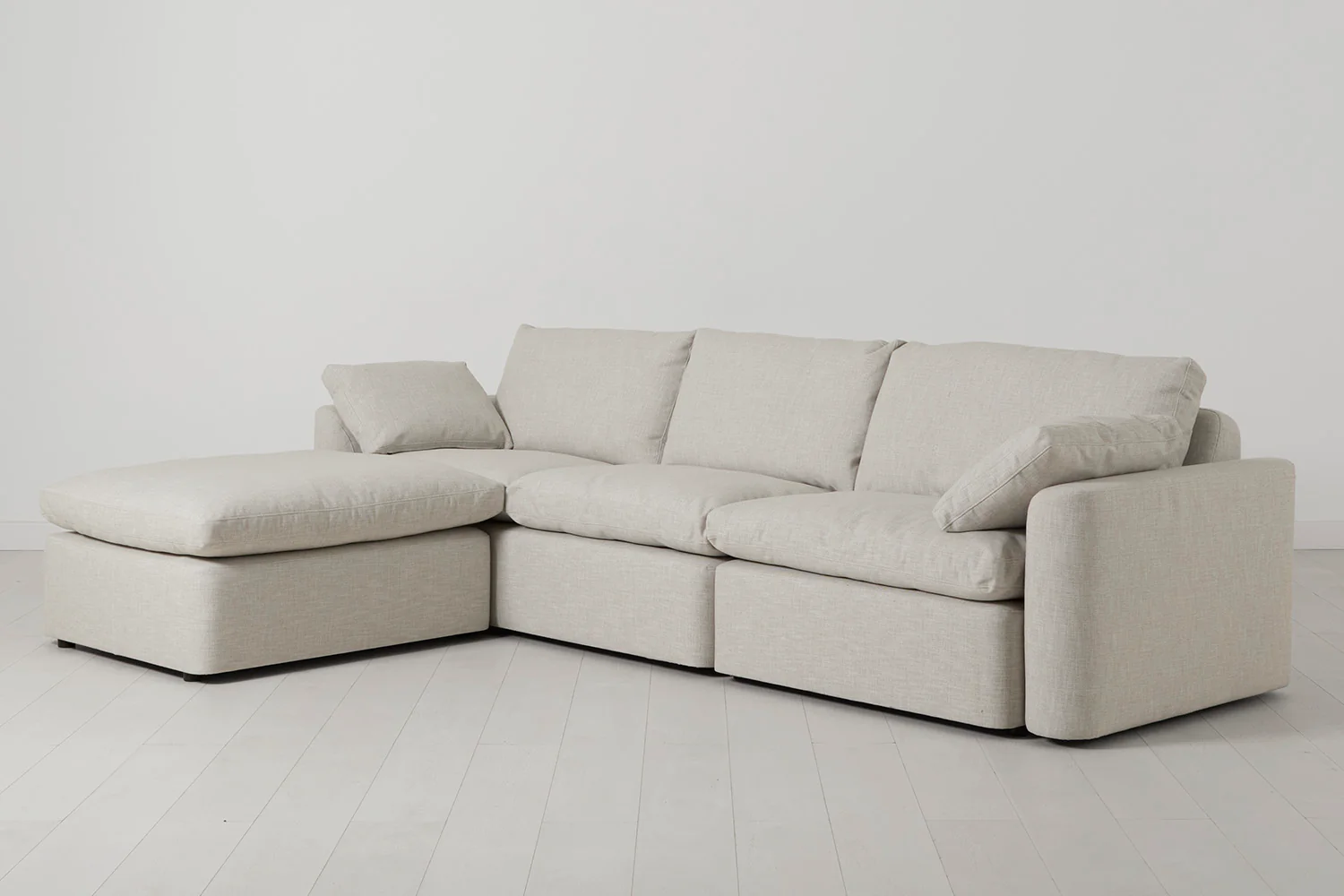 Model 13 4-Seater Left Chaise Sofa, Parchment - Image 2