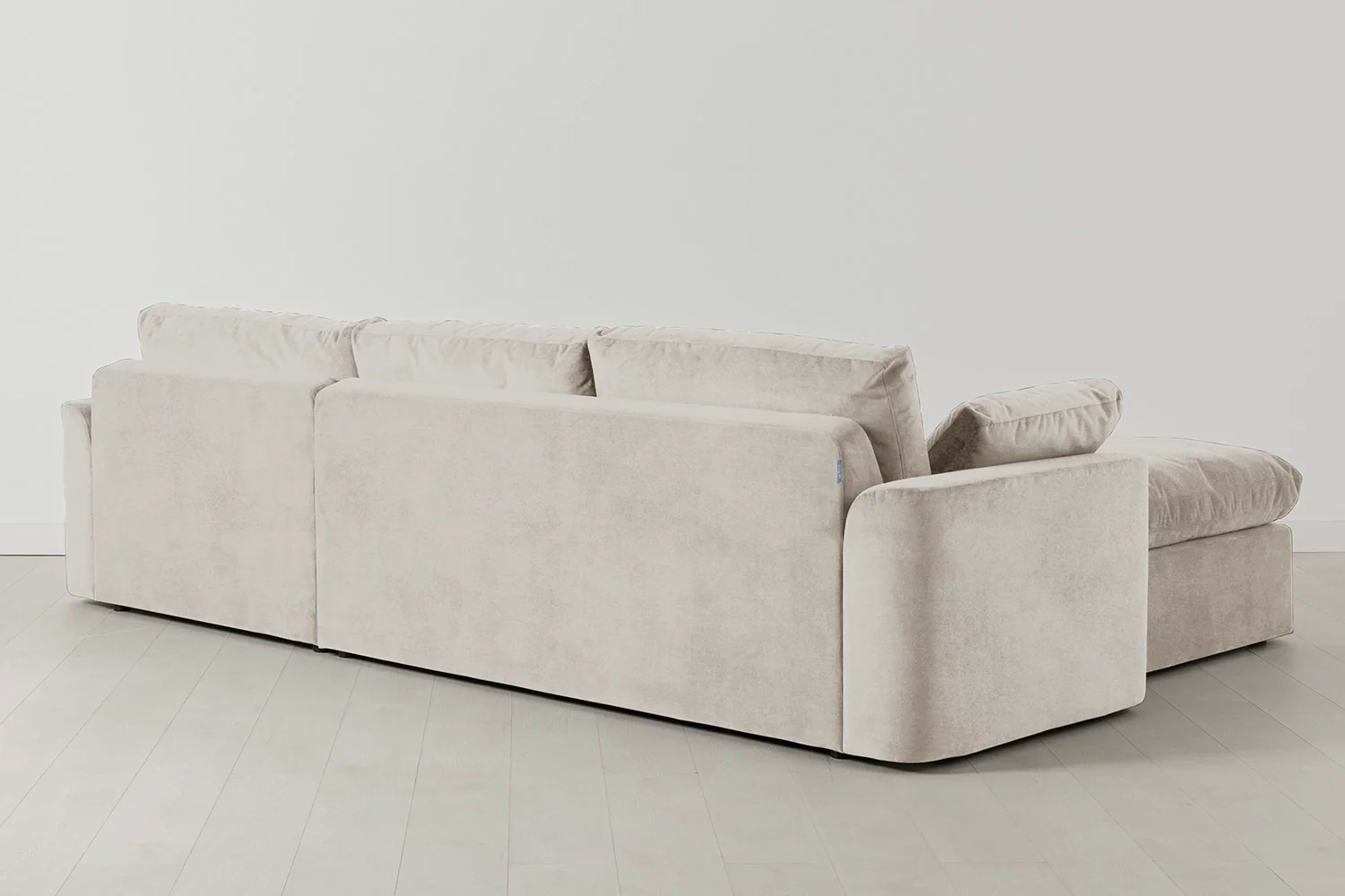 Model 13 4-Seater Sofa with Ottoman, Chalk - Image 3