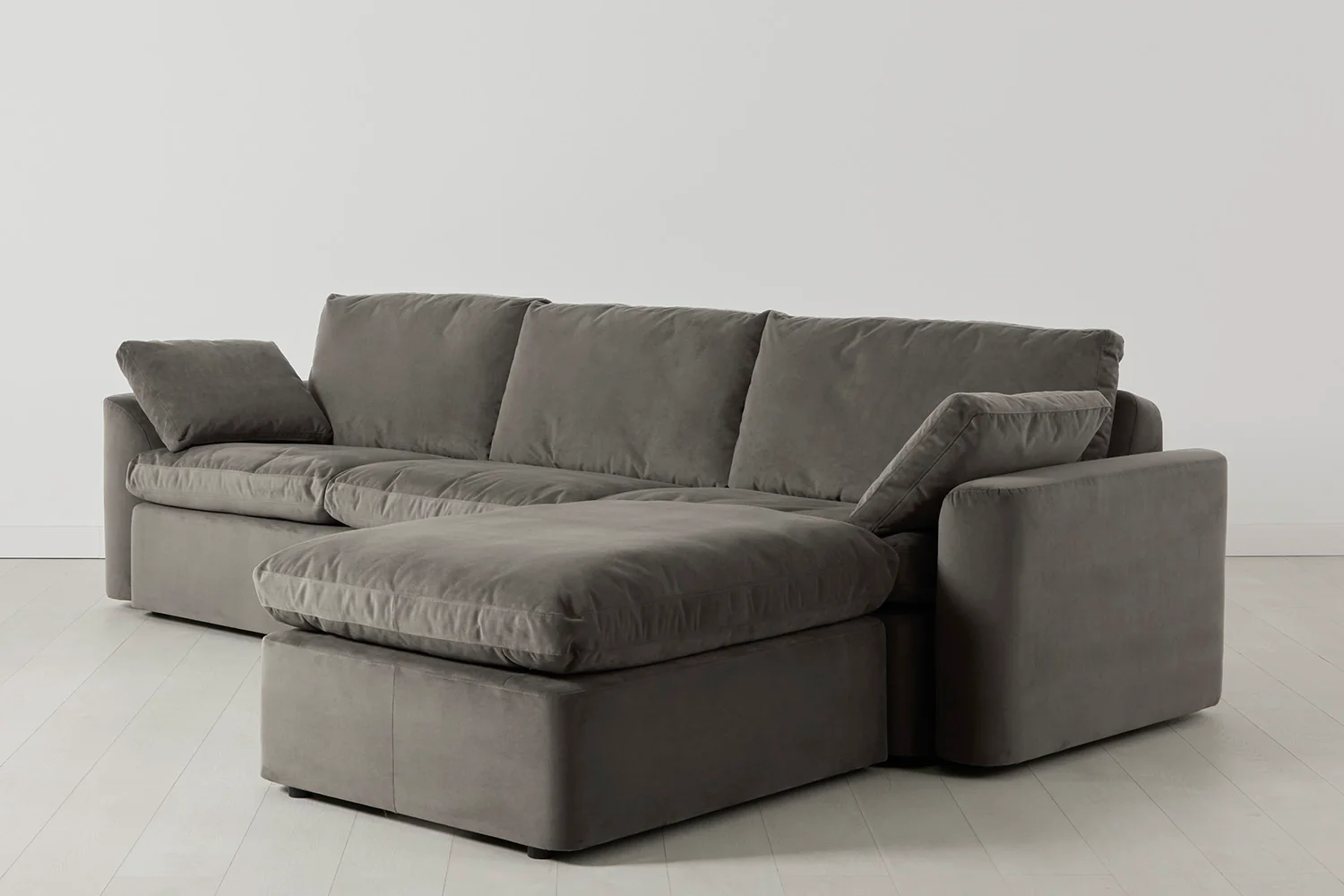Model 13 4-Seater Sofa with Ottoman, Elephant - Image 2