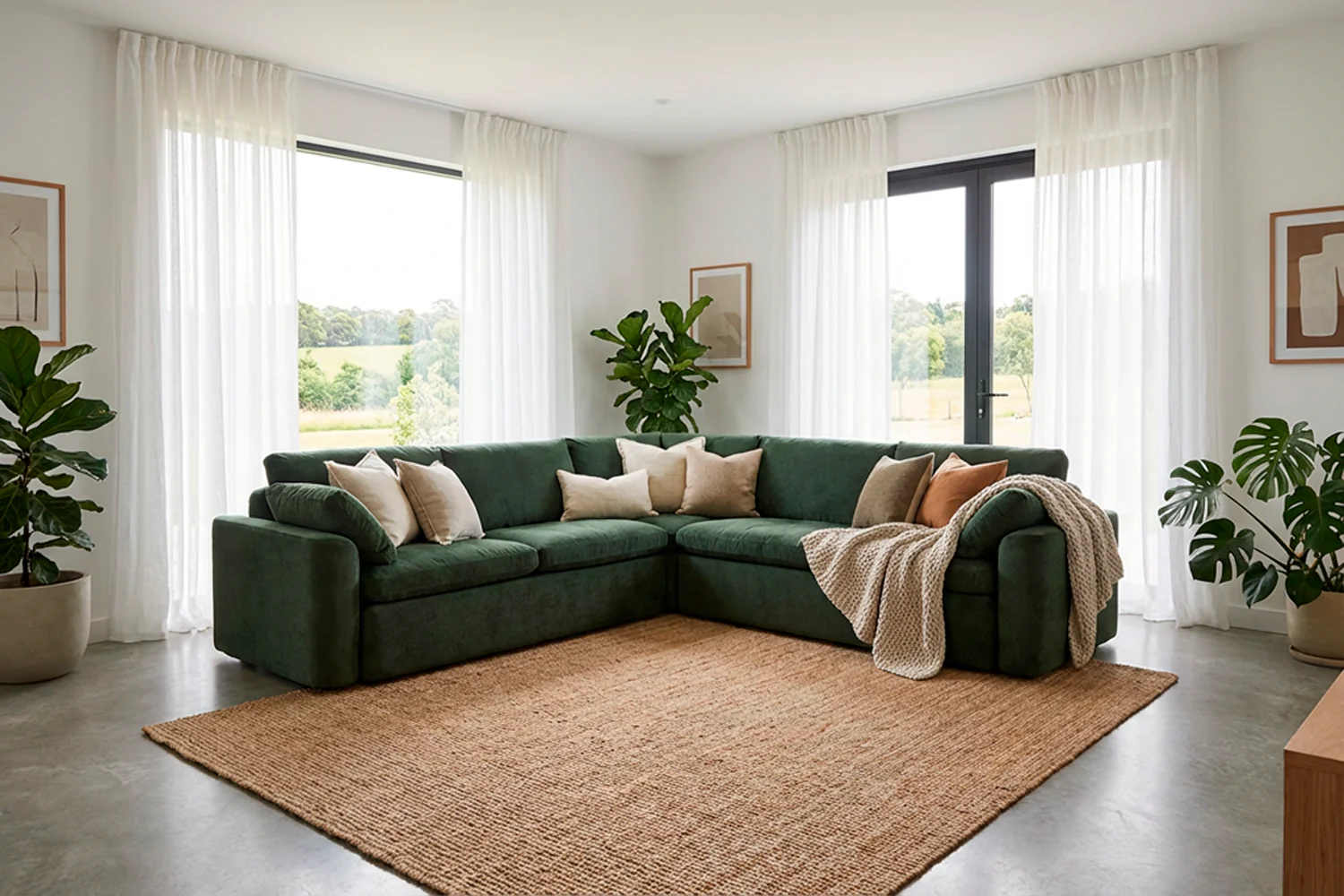 Model 13 Corner Sofa, Conifer - Image 2