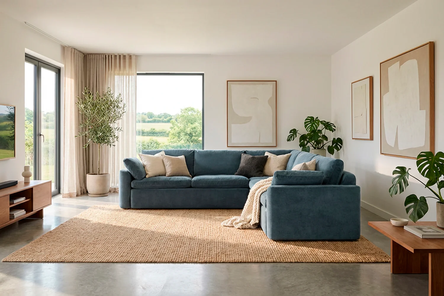 Model 13 Corner Sofa, Hydro - Image 2