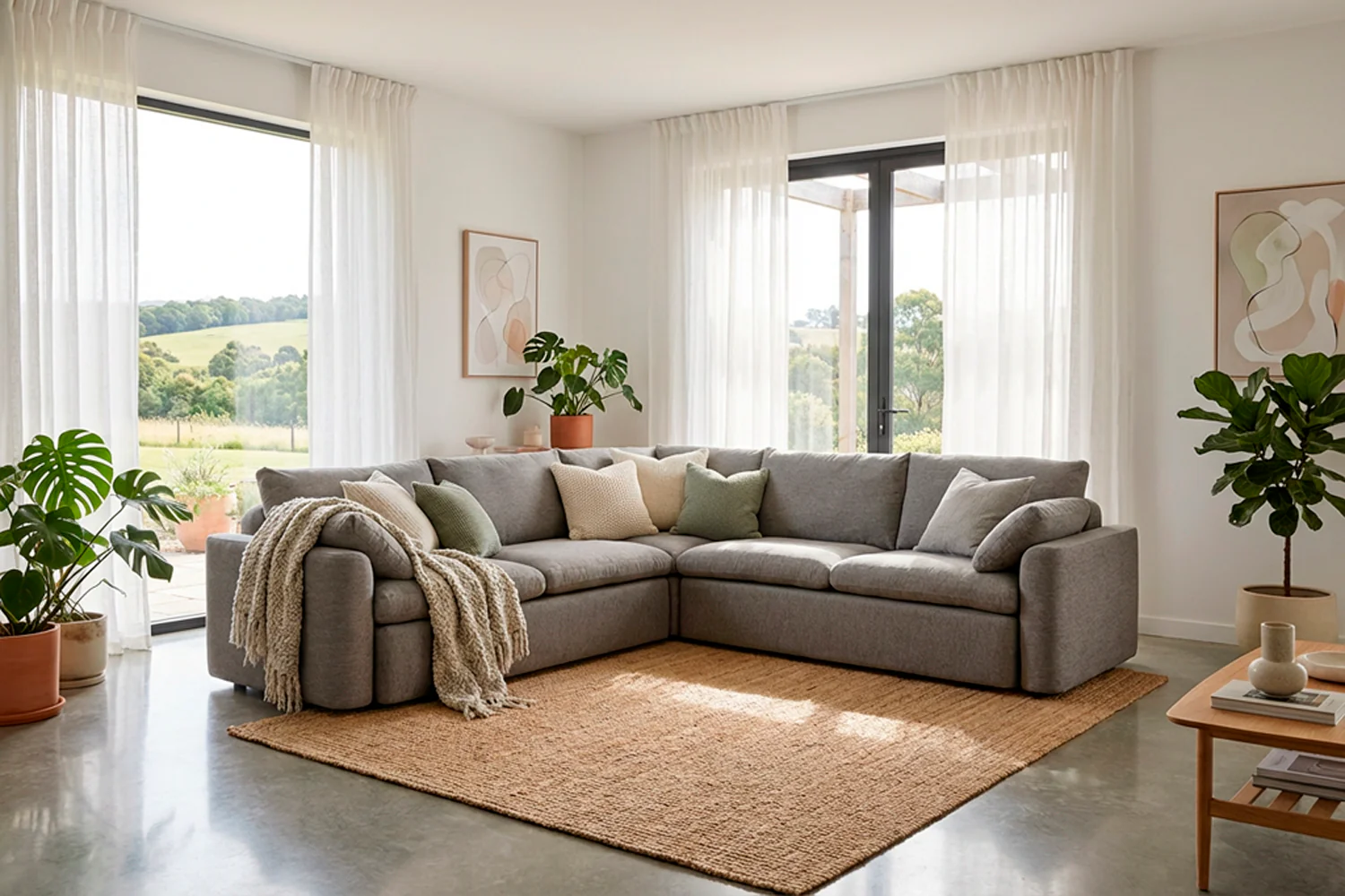 Model 13 Corner Sofa, Shadow - Image 2