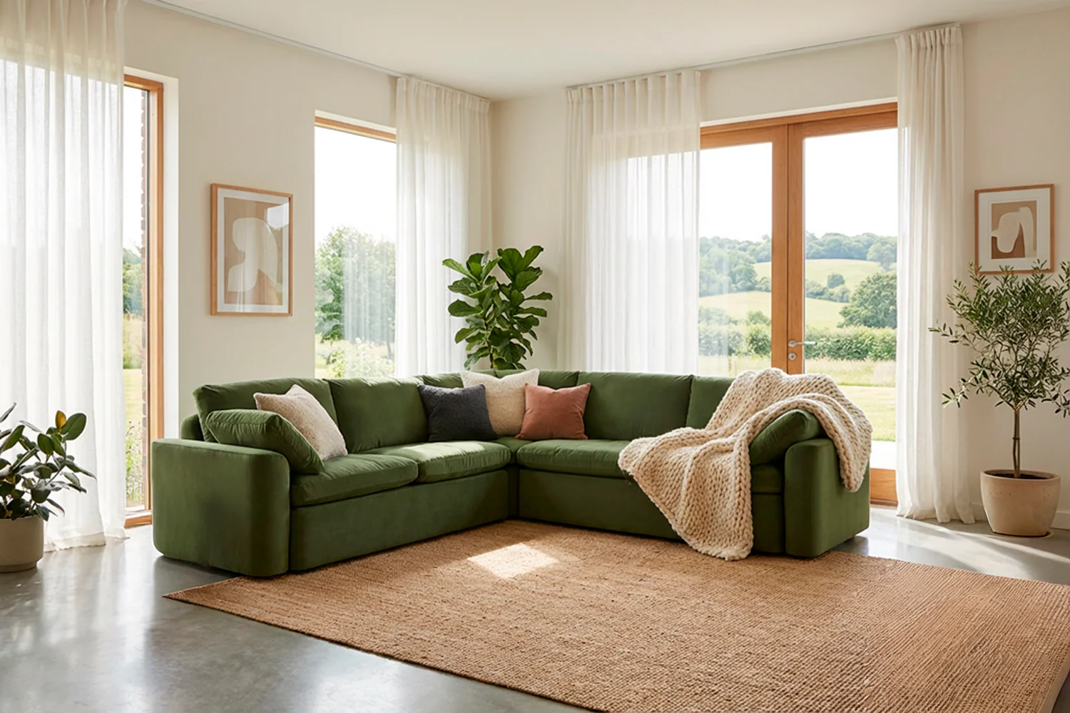 Model 13 Corner Sofa, Vine - Image 2