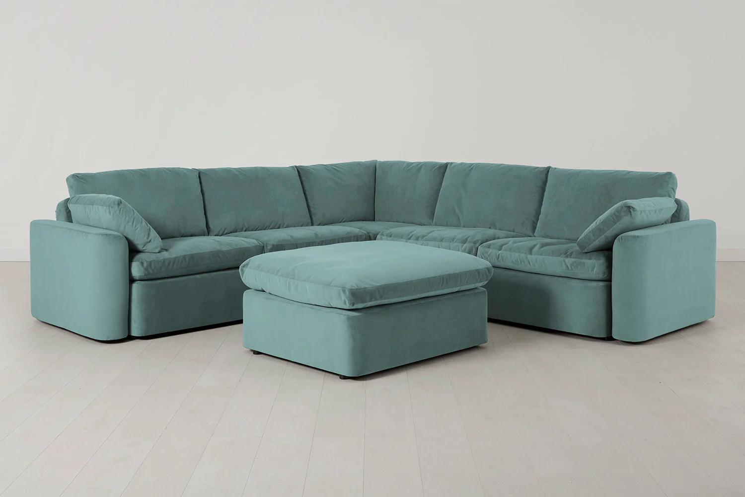 Model 13 Corner Sofa with Ottoman, Airforce - Image 2