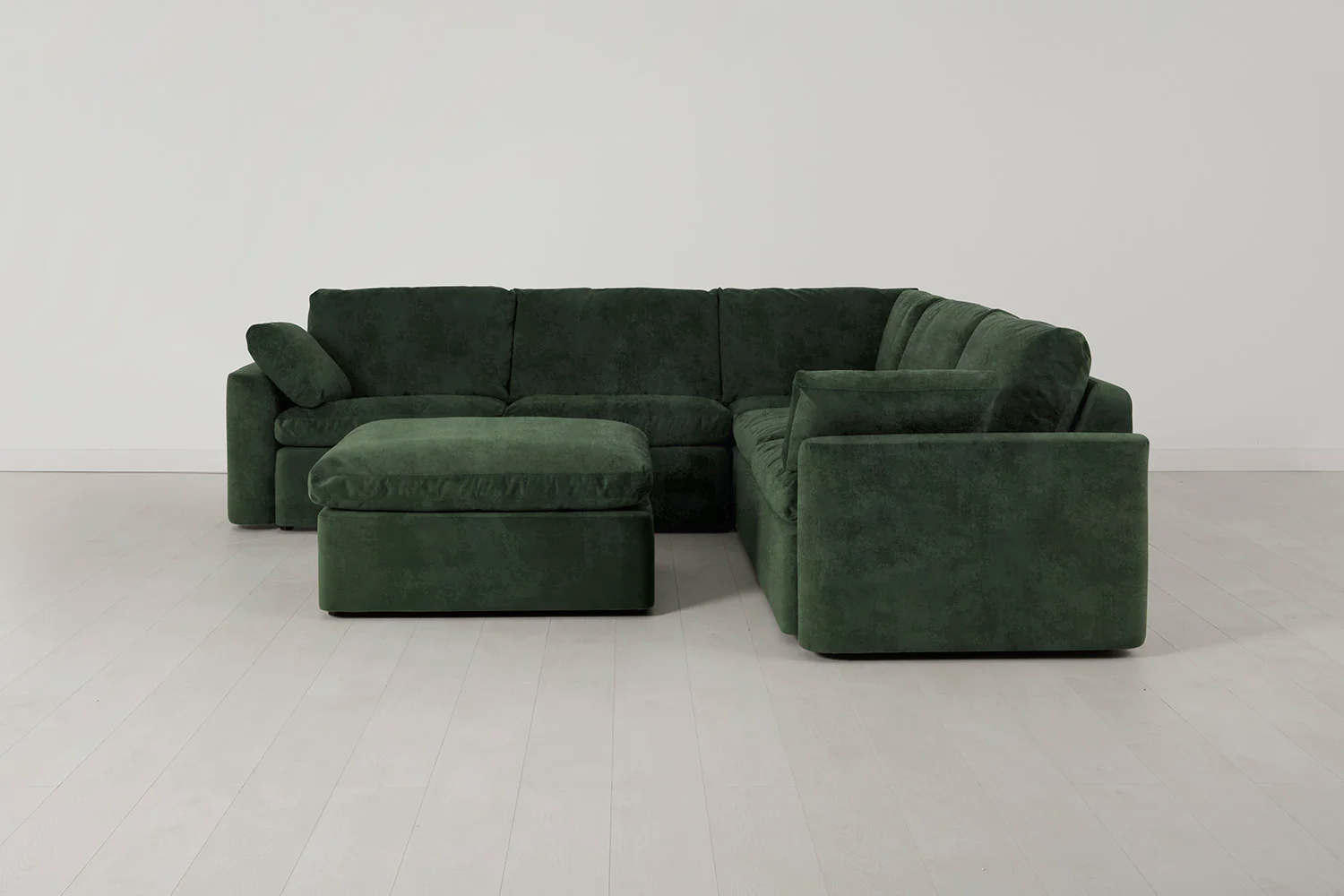 Model 13 Corner Sofa with Ottoman, Conifer - Image 2