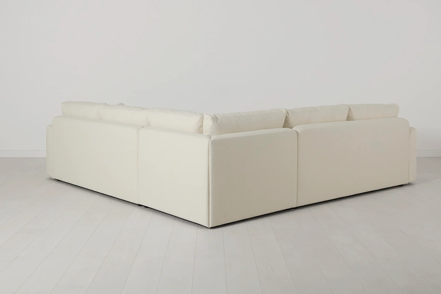 Model 13 Corner Sofa with Ottoman, Ivory - Image 3