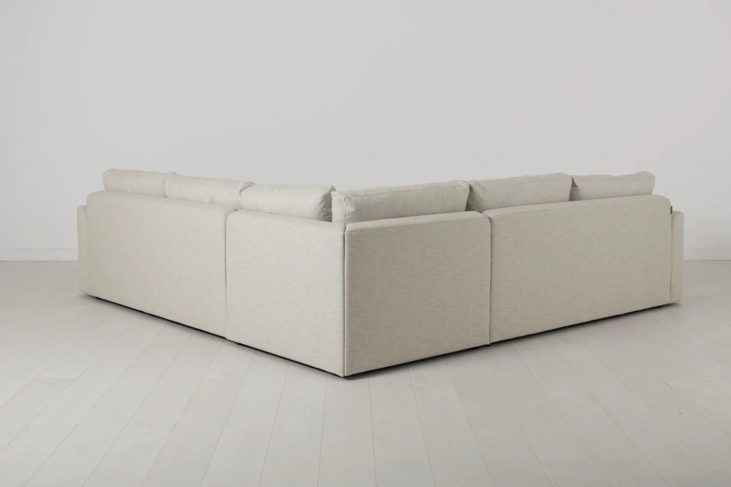 Model 13 Corner Sofa with Ottoman, Parchment - Image 3