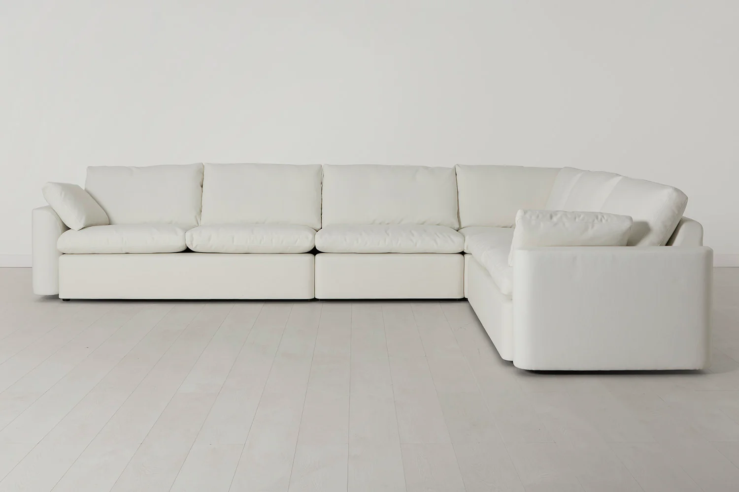 Model 13 Large Corner Sofa, White - Image 2