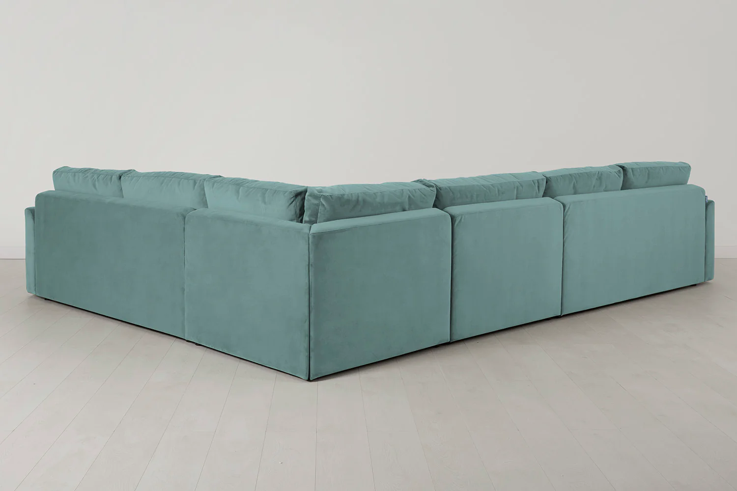 Model 13 Large Corner Sofa with Ottoman, Airforce - Image 2
