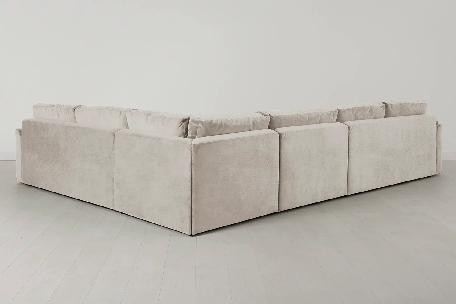 Model 13 Large Corner Sofa with Ottoman, Chalk - Image 3