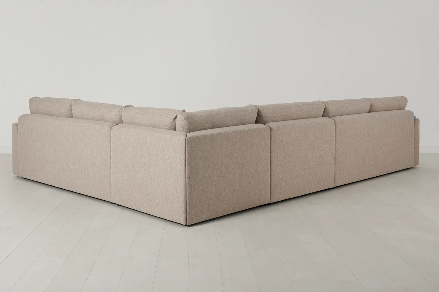 Model 13 Large Corner Sofa with Ottoman, Pumice - Image 3