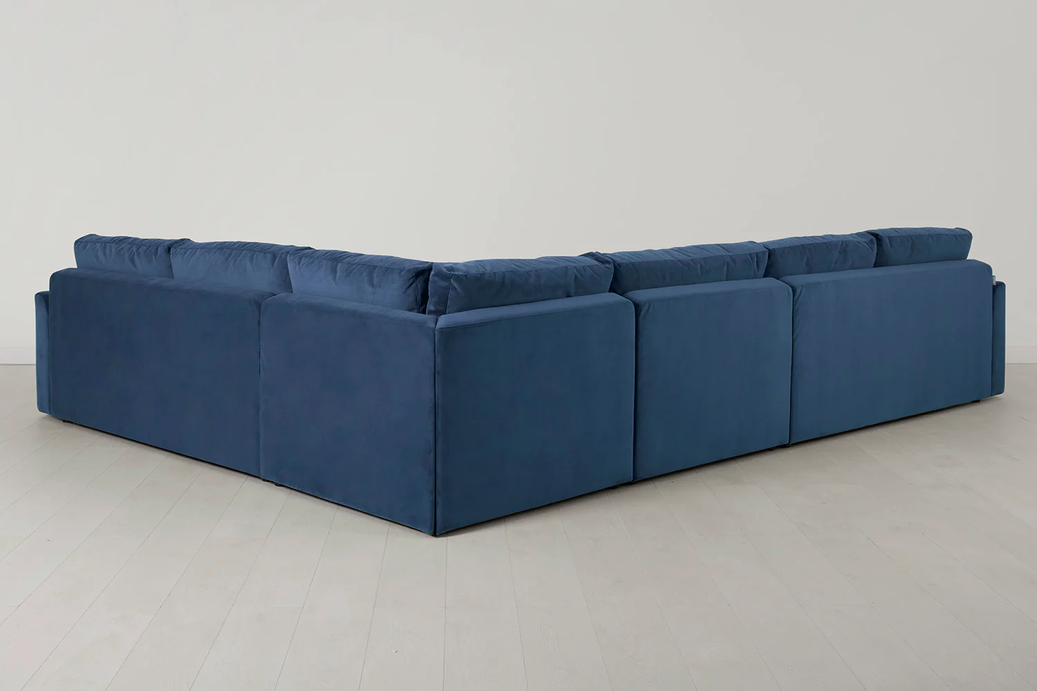 Model 13 Large Corner Sofa with Ottoman, Teal - Image 3