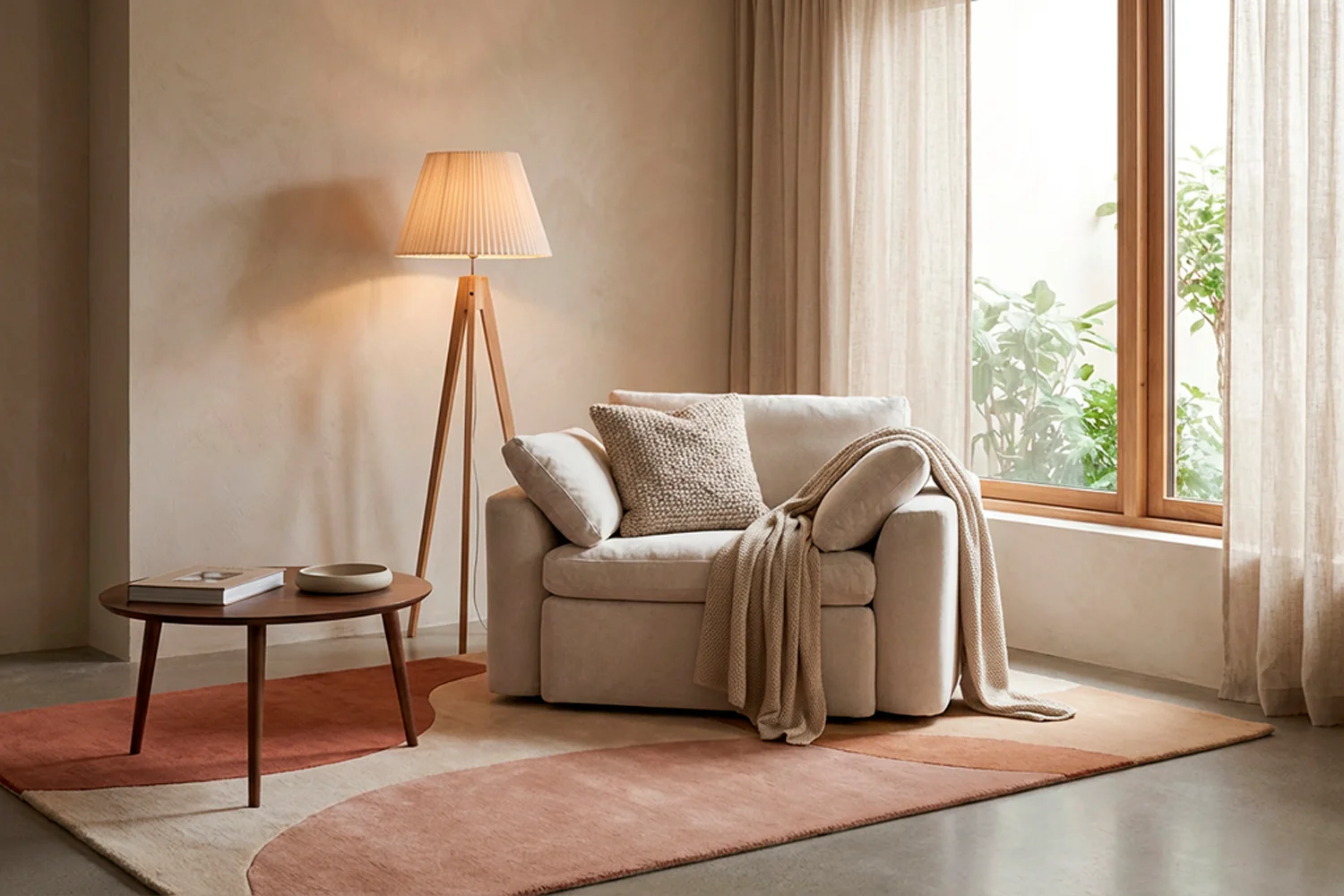 Model 13 Loveseat, Chalk - Image 2