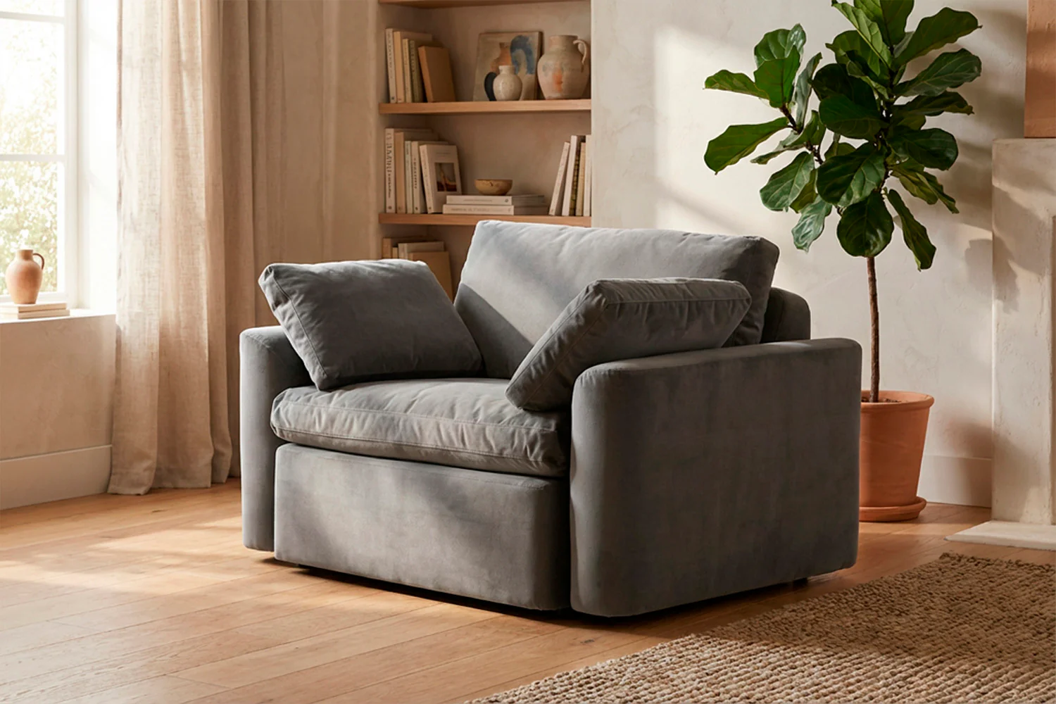 Model 13 Loveseat, Elephant - Image 2
