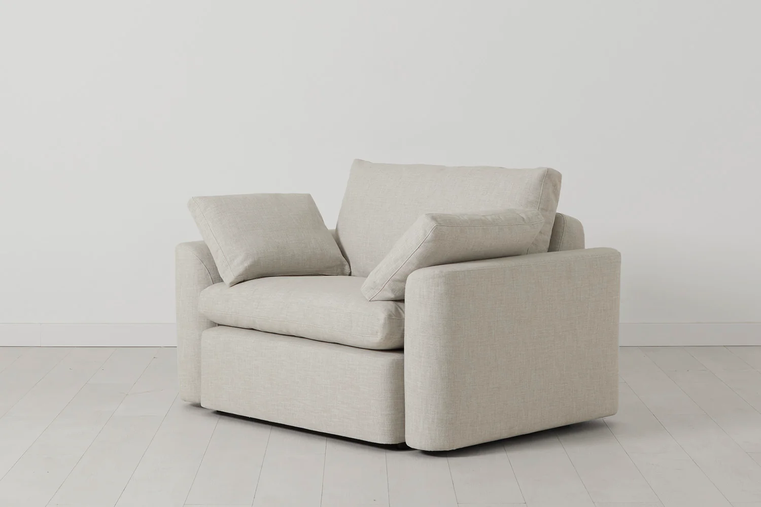 Model 13 Loveseat, Parchment - Image 2