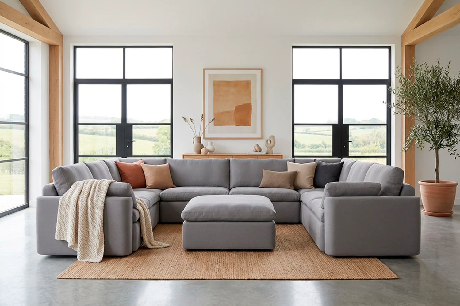 Model 13 U Shaped Sofa, Risso - Image 2