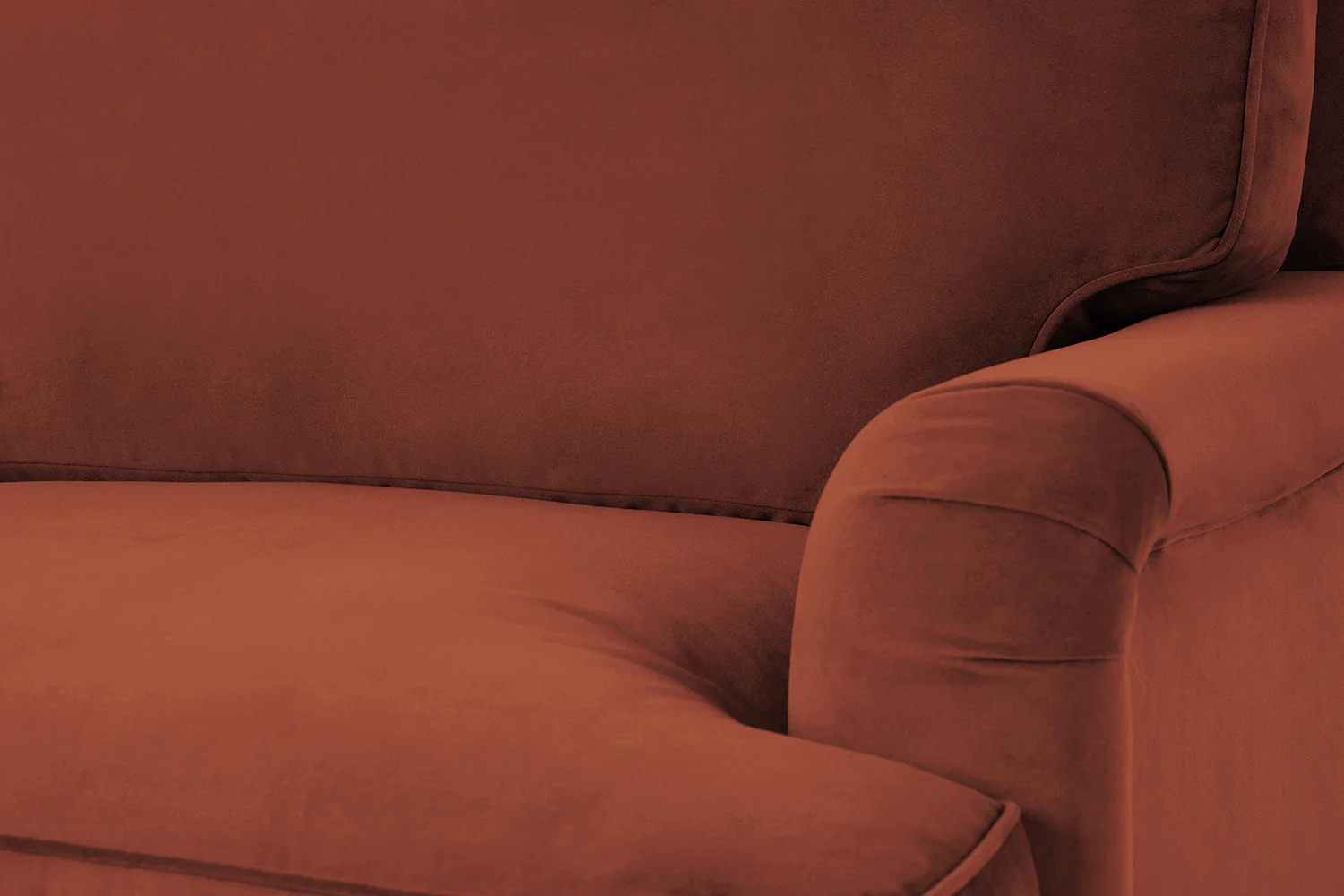 Model 15 2 Seater Sofa, Brick - Image 6