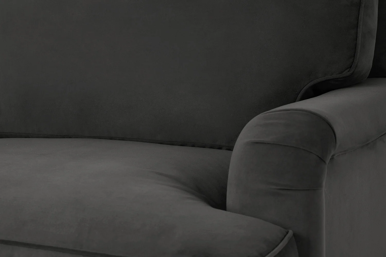 Model 15 2 Seater Sofa, Charcoal - Image 6